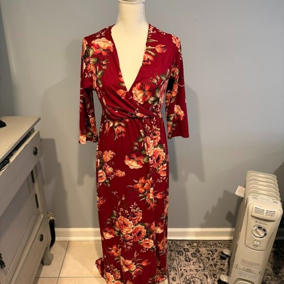 Bee Unique Long Sleeve Maxi Dress - Picture 1 of 4